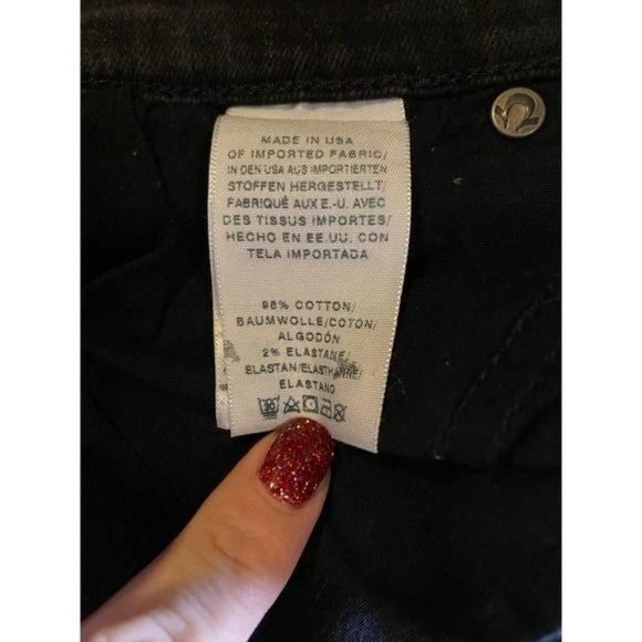 True Religion Halle Mid Rise Super Skinny Made in the USA Cotton Blend Size 30 - Picture 7 of 7